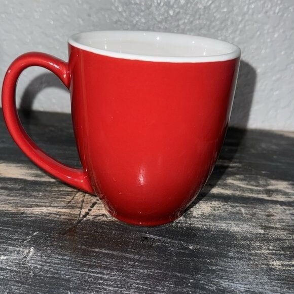 First American Red Ceramic Mug With Eagle Design 10 Oz - Picture 3 of 6